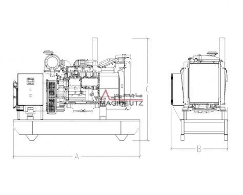 Dimensions - DPS40-OF MAGIDEUTZ